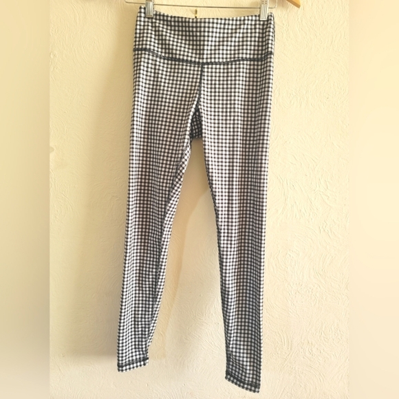 Glyder, Elongate Activewear Legging, Gingham Check‎ Print, Size XS - Picture 4 of 7